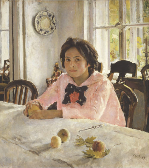 Girl with Peaches