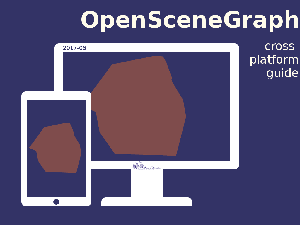 OpenSceneGraph sample application in desktop and mobile